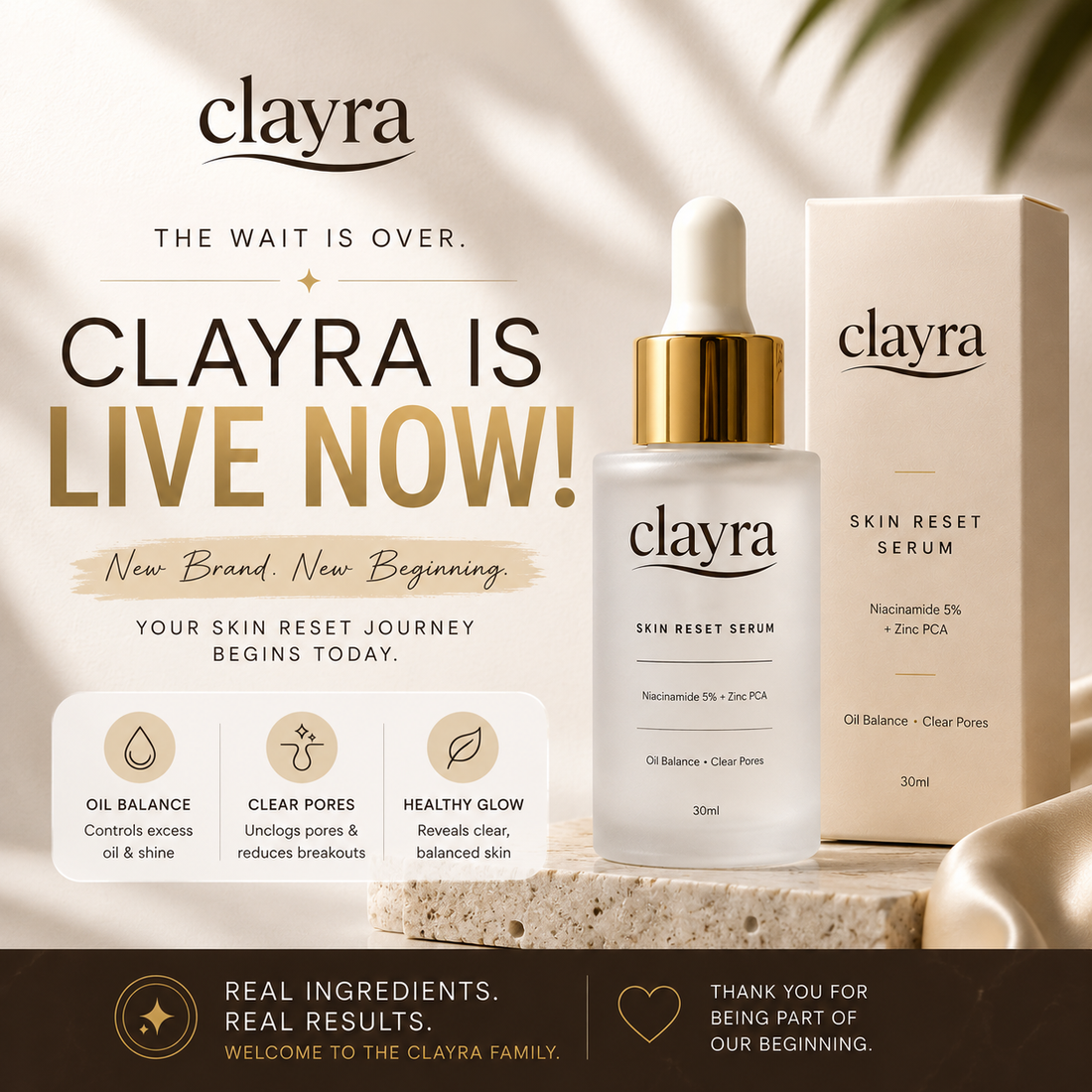 Clayra Is Finally Here: The Launch of Our Skincare Brand