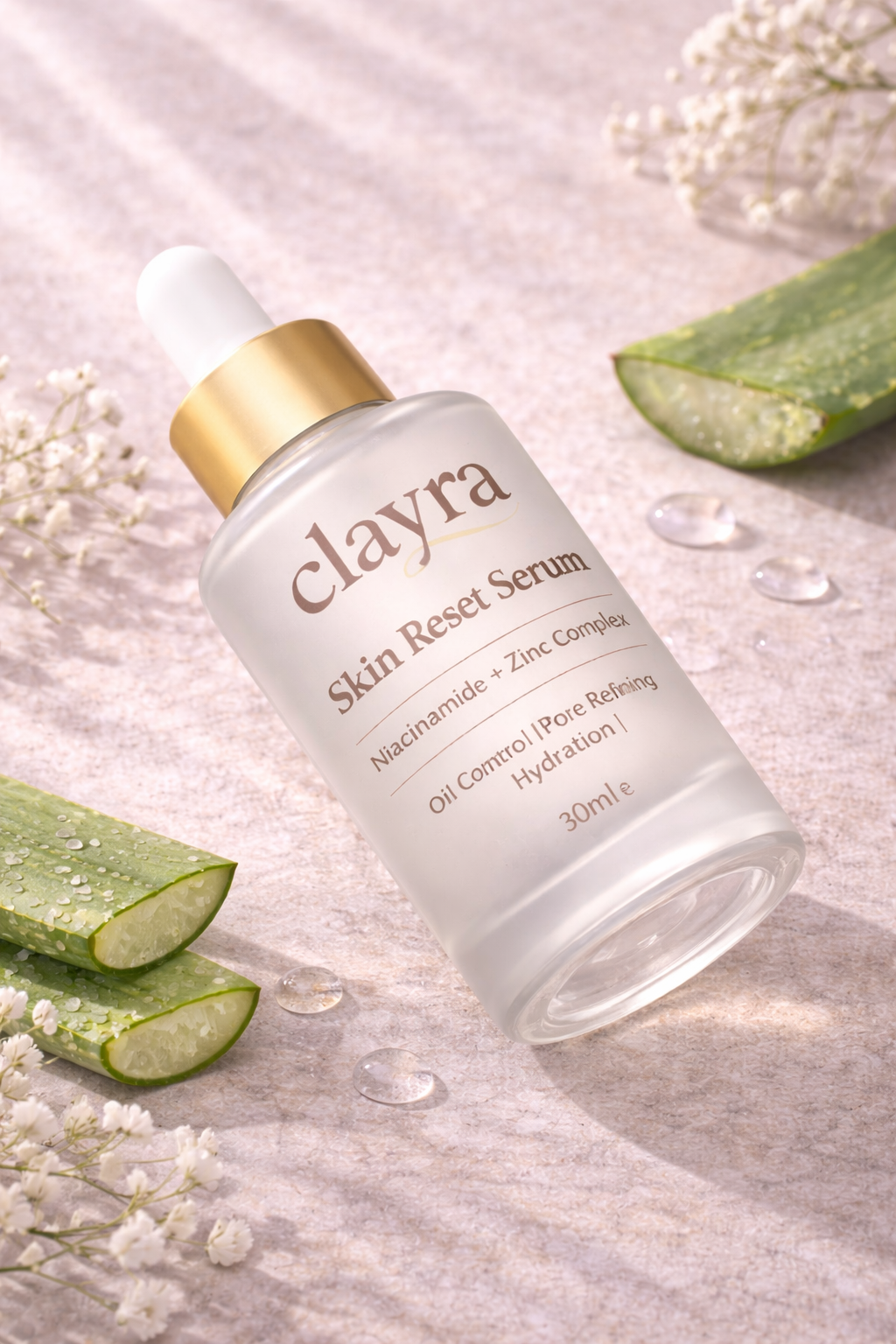 Clayra Skin Reset Serum - Niacinamide 5% + Zinc PCA