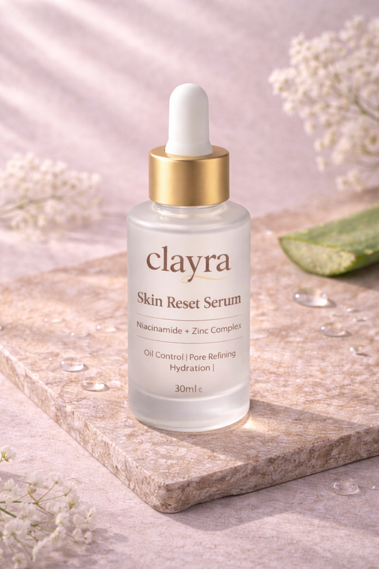 Clayra Skin Reset Serum - Niacinamide 5% + Zinc PCA