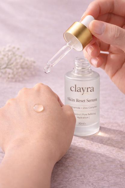 Clayra Skin Reset Serum - Niacinamide 5% + Zinc PCA