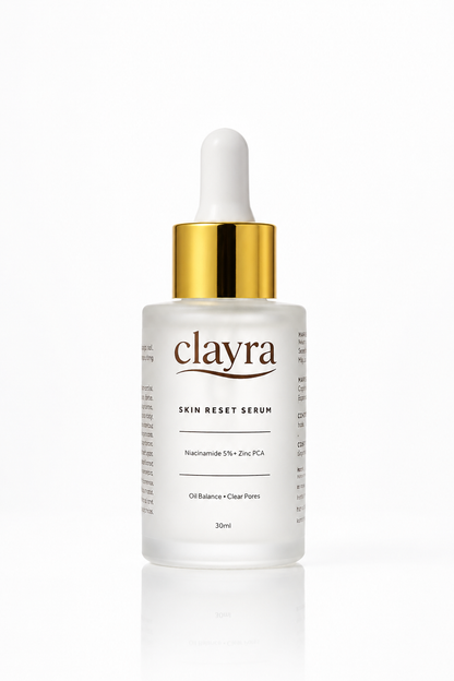 Clayra Skin Reset Serum - Niacinamide 5% + Zinc PCA
